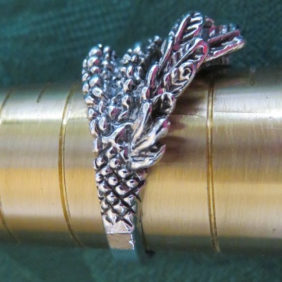 nwot DRAGON Claw Ring Titanium Steel Size 8.5 (K213) - Picture 5 of 5